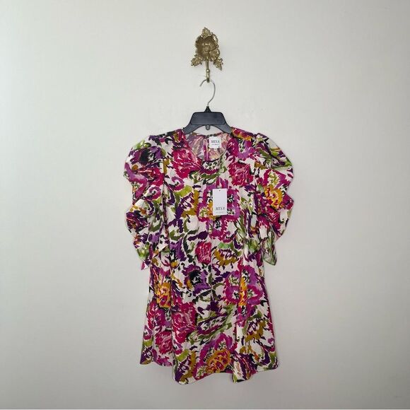 Misa Los Angeles Emilia Cotton Mini Dress XS - Picture 2 of 8